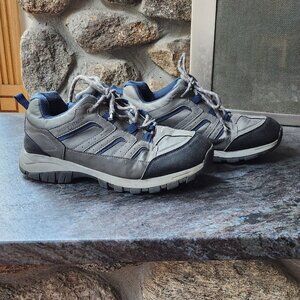 Deer Stags Blue/Gray Big Boys Hiking Sneakers Size 7